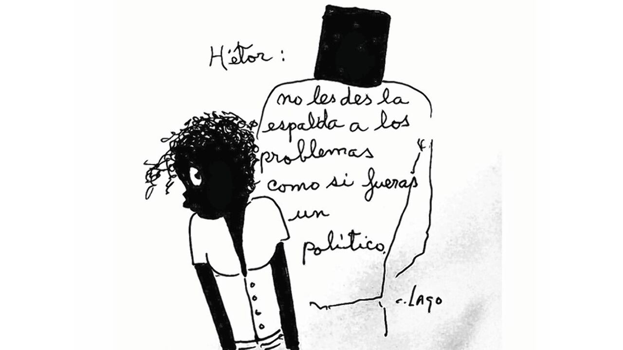 Caricatura de Nieves, 16 de febrero de 2025.