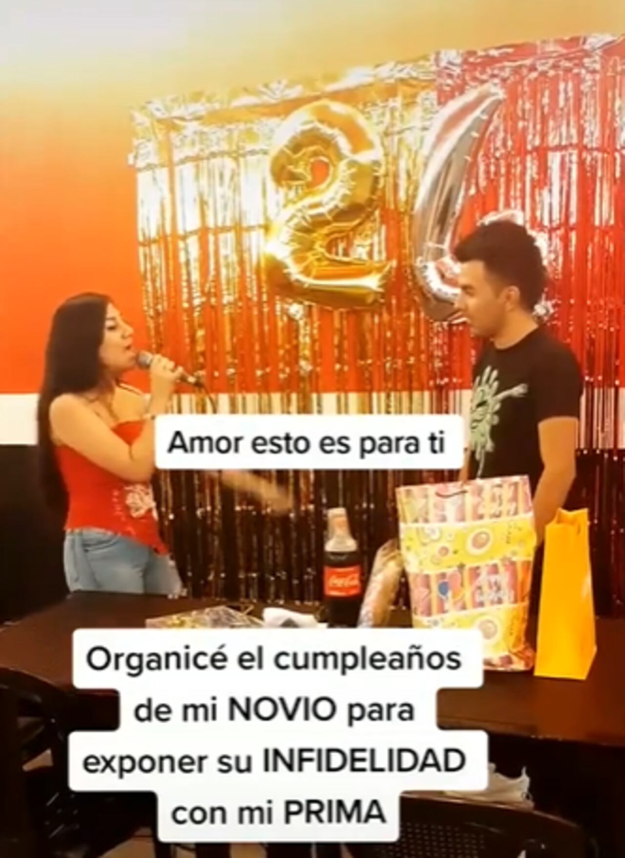 Organizó una fiesta para exponer la infidelidad de novia.