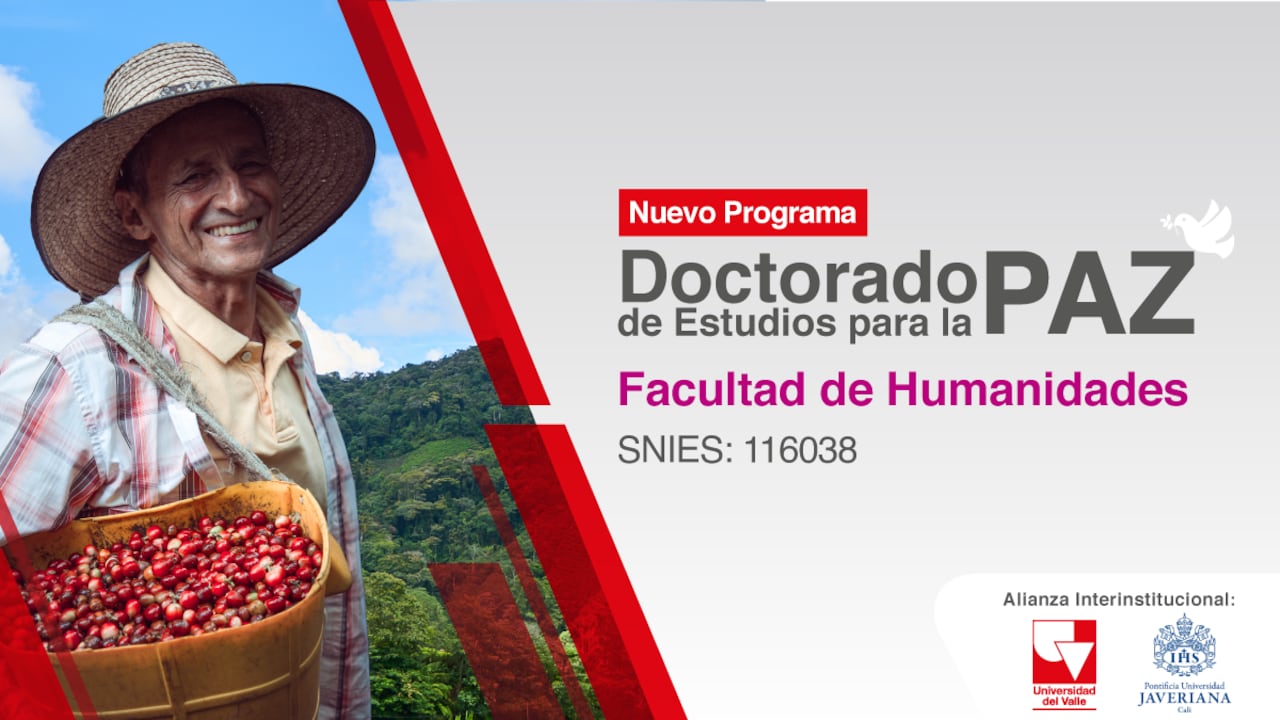 El Doctorado en Estudios para la Paz de Univalle es el primer programa que se desarrolla en Colombia a nivel posgradual.