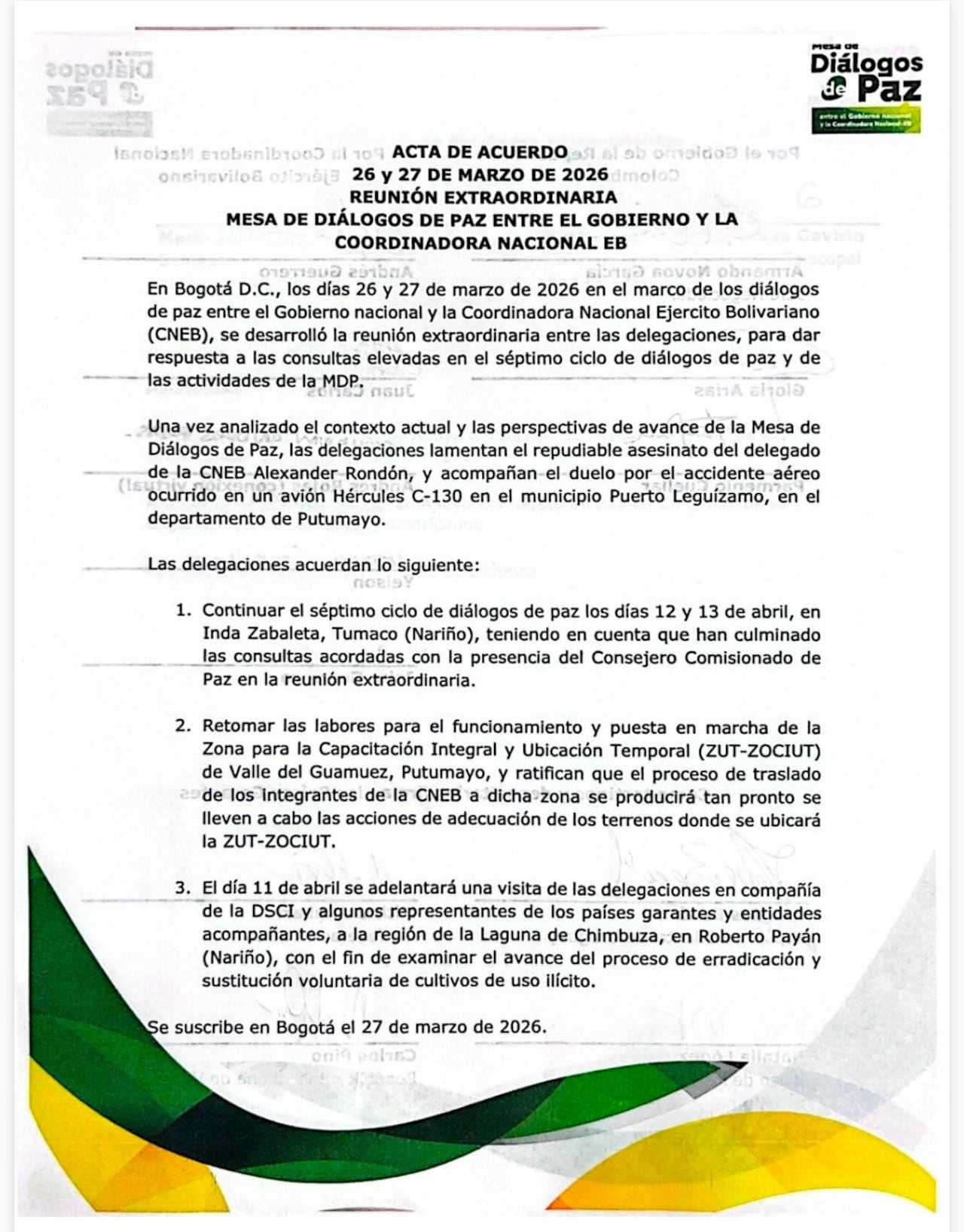 El anuncio oficial confirma que ambas delegaciones han decidido superar el denominado “estado crítico”.