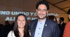 Pilar Rueda, la pareja sentimental del senador y candidato presidencial Iván Cepeda.