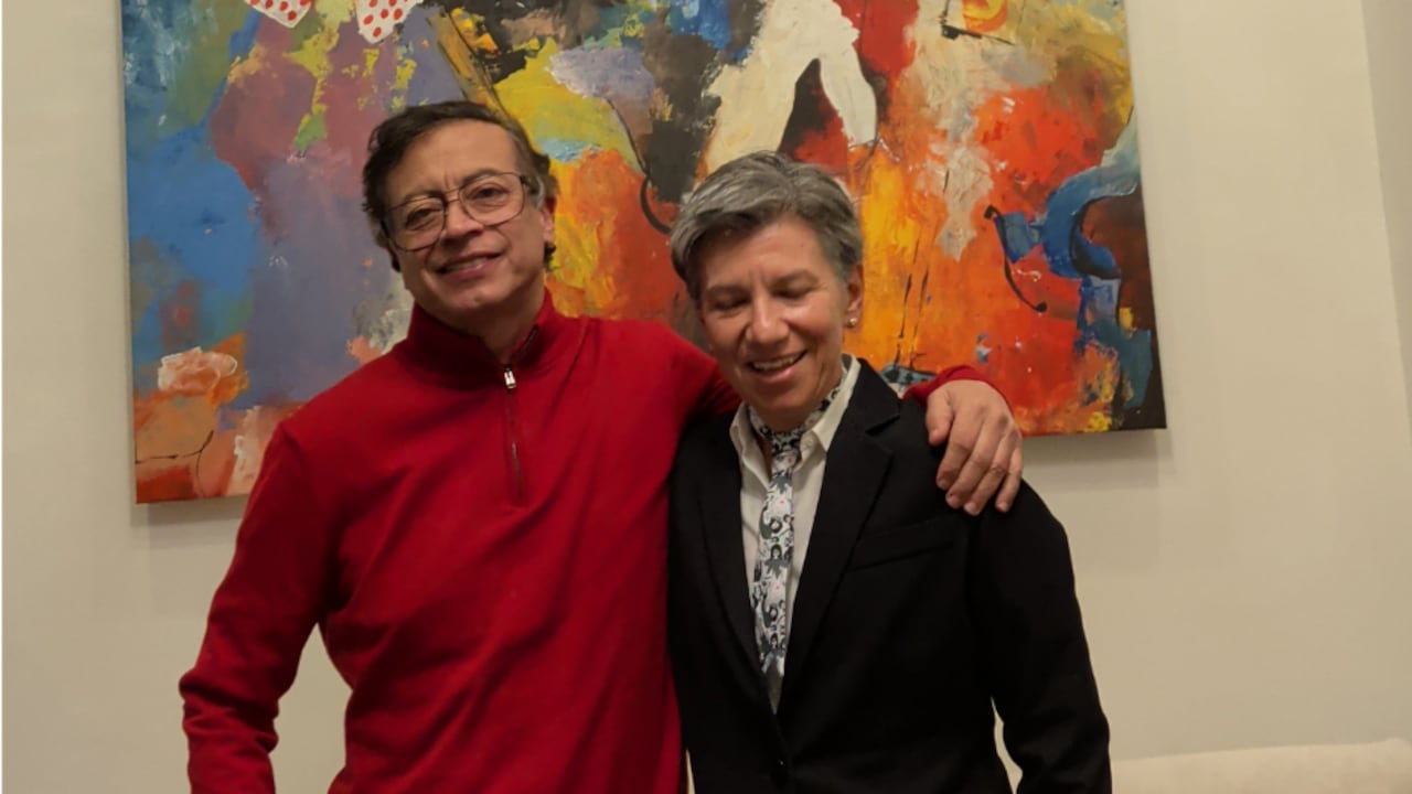 Gustavo Petro y Claudia López.