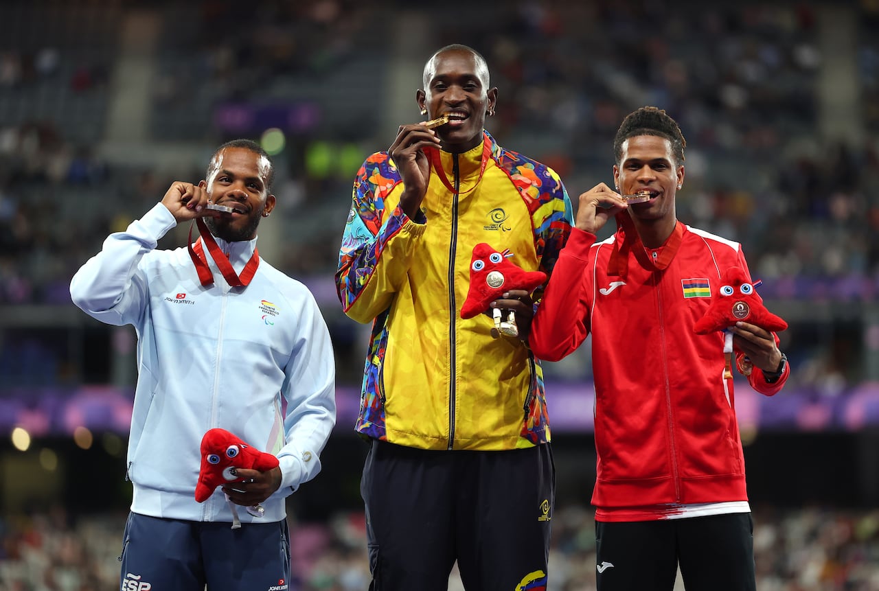Jhon Sebastián Obando Asprilla, oro en la prueba de 400 metros planos, T20.