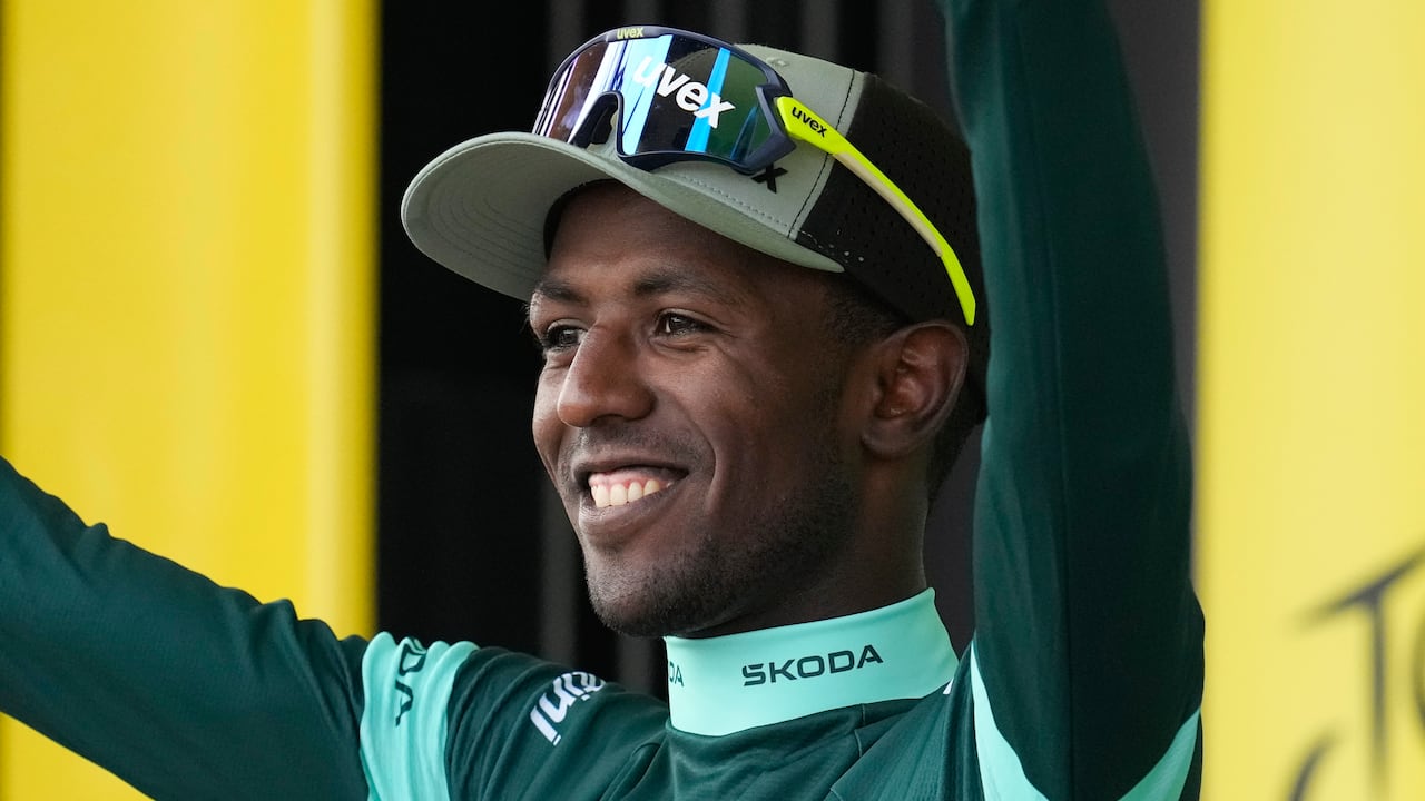 Biniam Girmay, ganador de la etapa 12 del Tour de Francia