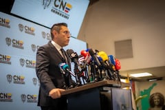 El presidente del Consejo Nacional Electoral, Cristian Quiroz, anunció la instalación de la Comisión Escrutadora Nacional en Bogotá.
