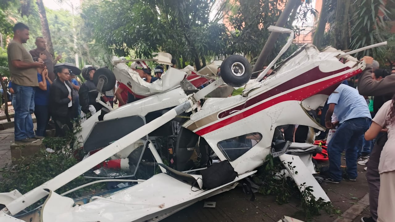 El accidente ocurrió a pocos metros de la estación Estadio del Metro de Medellín.