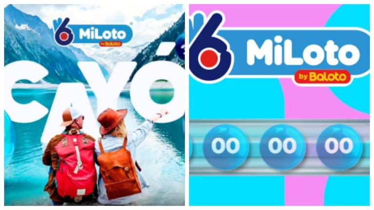 Números ganadores de Miloto.