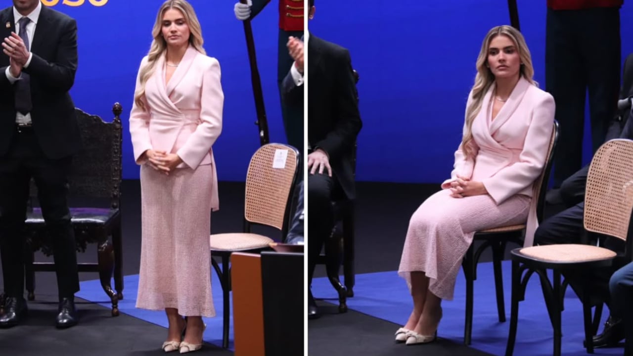 El look de Ana Lucía Pineda en la posesión presidencial que exalta la moda colombiana