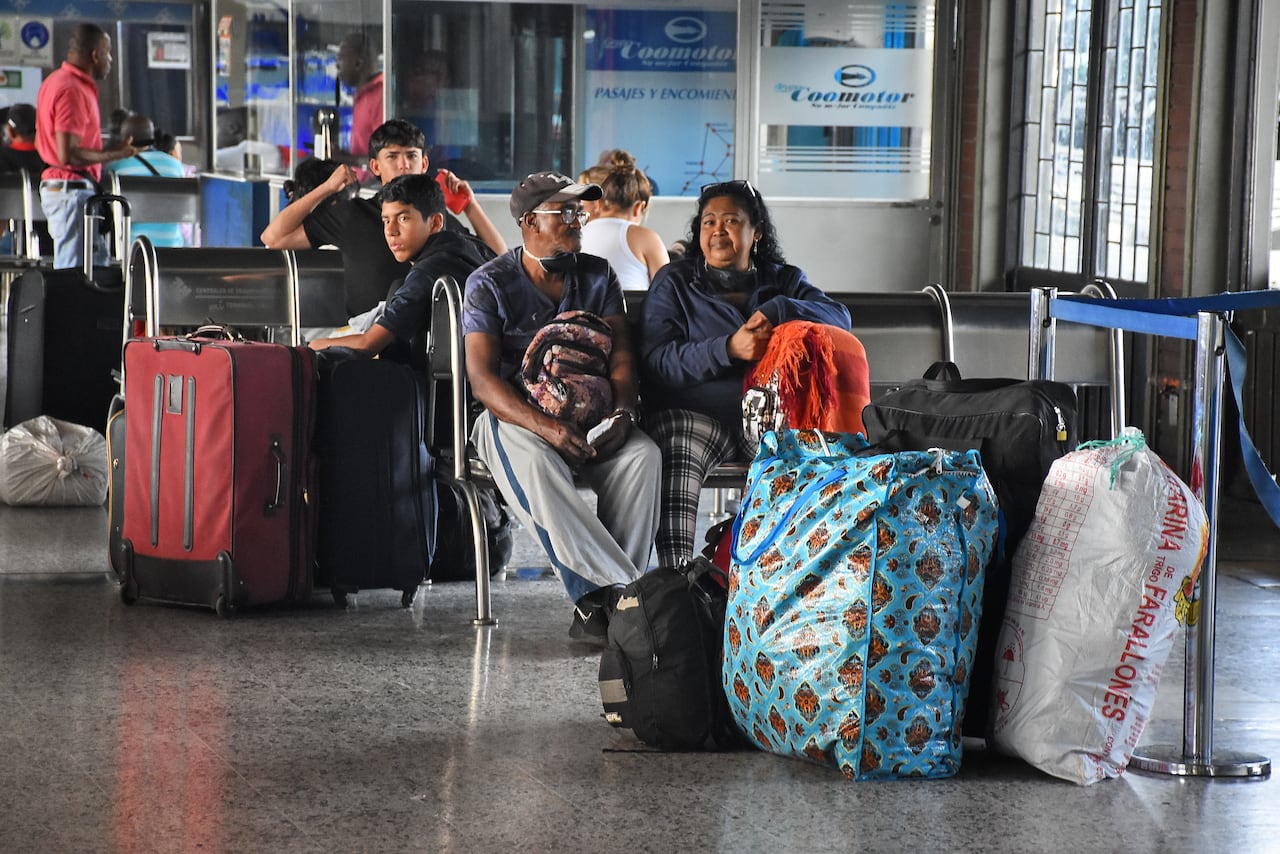 Operación Éxodo en la terminal de transportes de Cali