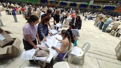 Elecciones legislativas 2026 conteo de votos en el coliseo del pueblo Cali