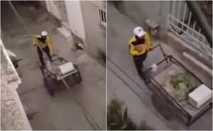 Vendedor de guineos verdes en Santa Marta impresionó en redes por su impresionante talento para el canto.