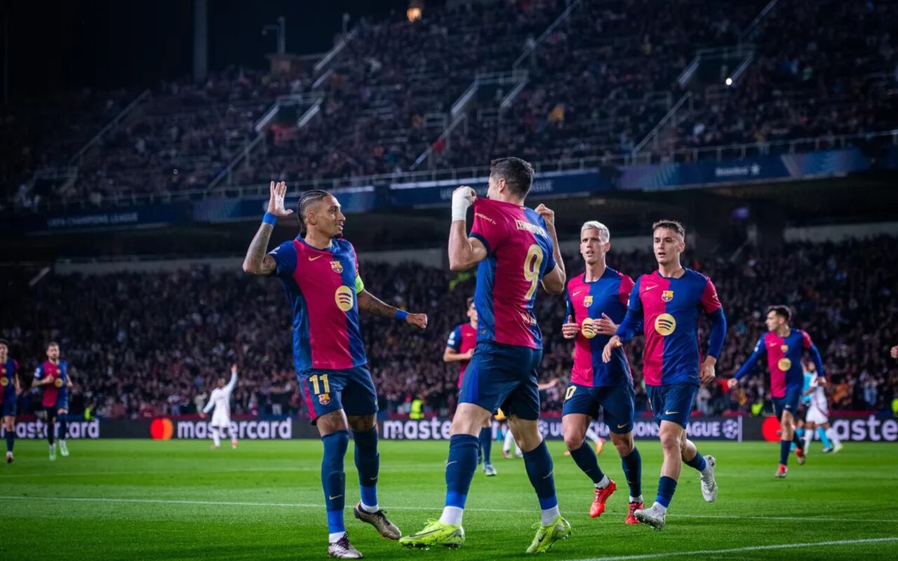 FC Barcelona goleó al Brest de Francia en la quinta de la Uefa Champions League.