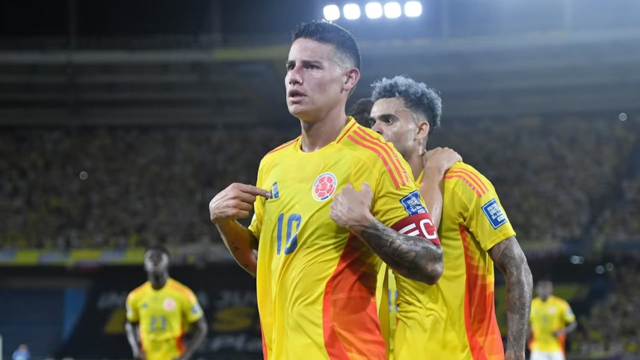 James Rodríguez, capitán de la Selección Colombia