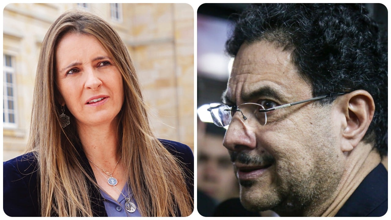 Paloma Valencia e Iván Cepeda.