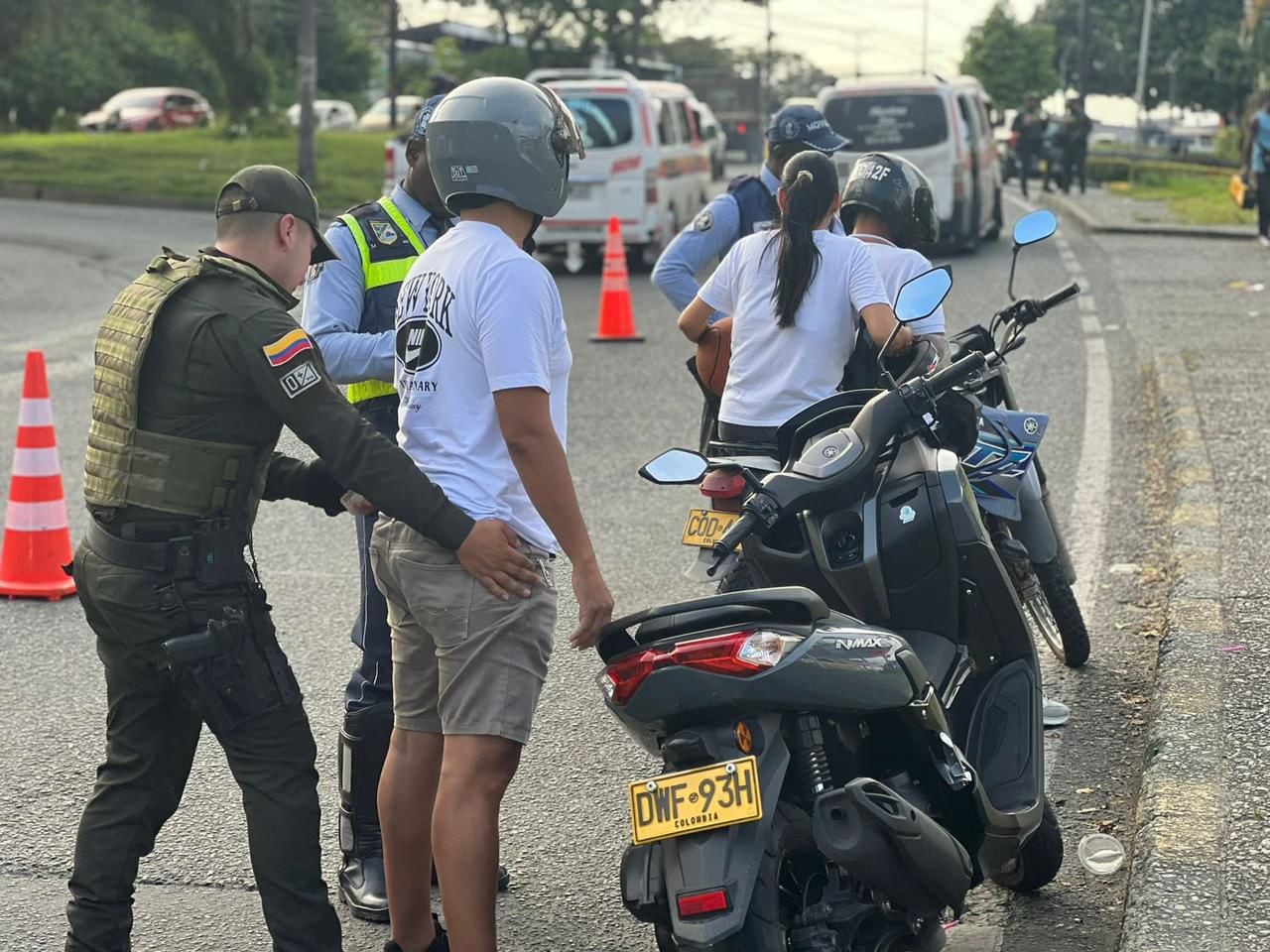 Operativos de la Policía en el Valle durante el fin de semana de las madres.