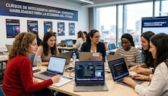 Un informe internacional evidenció que en Colombia las mujeres superan a los hombres en la finalización de cursos de inteligencia artificial generativa.
