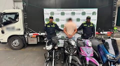 El conductor del camión fue capturado y puesto a disposición de la Fiscalía, junto con el vehículo de carga y las motocicletas recuperadas durante el procedimiento.