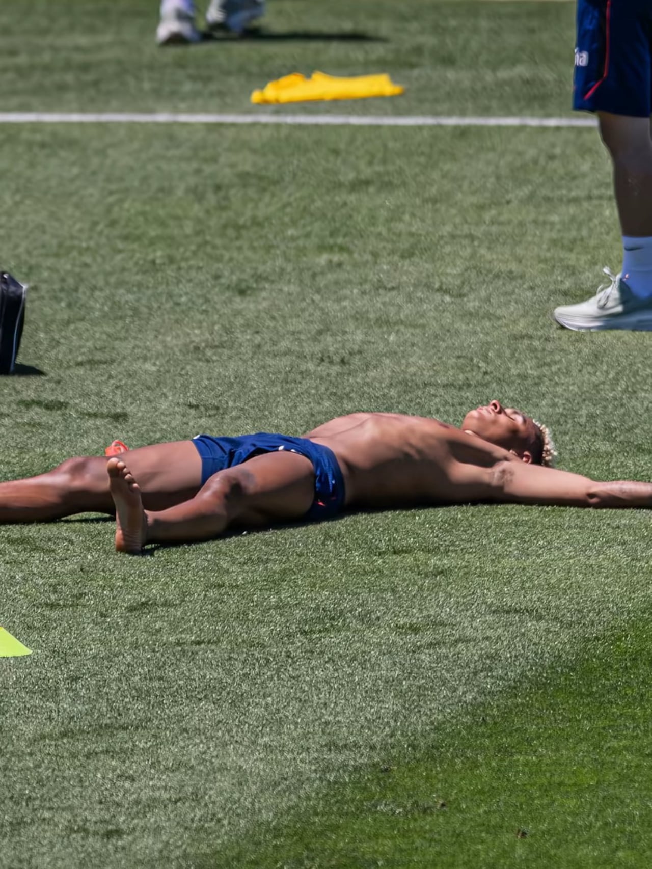 El factor meteorológico se convirtió en el principal rival a vencer durante toda la jornada de trabajos de campo.