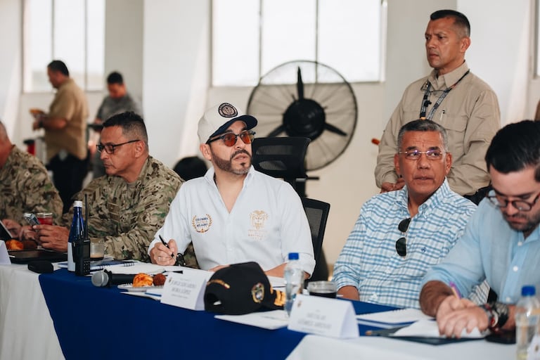 Presidente de Colombia, Abelardo De La Espriella, presidió Consejo de Seguridad en Barranquilla.