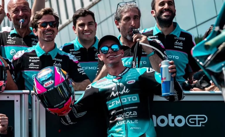 David Alonso, piloto de Moto 2