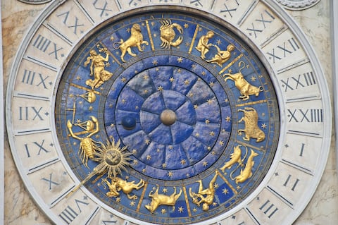 San Marco square, detail of the Clock Tower