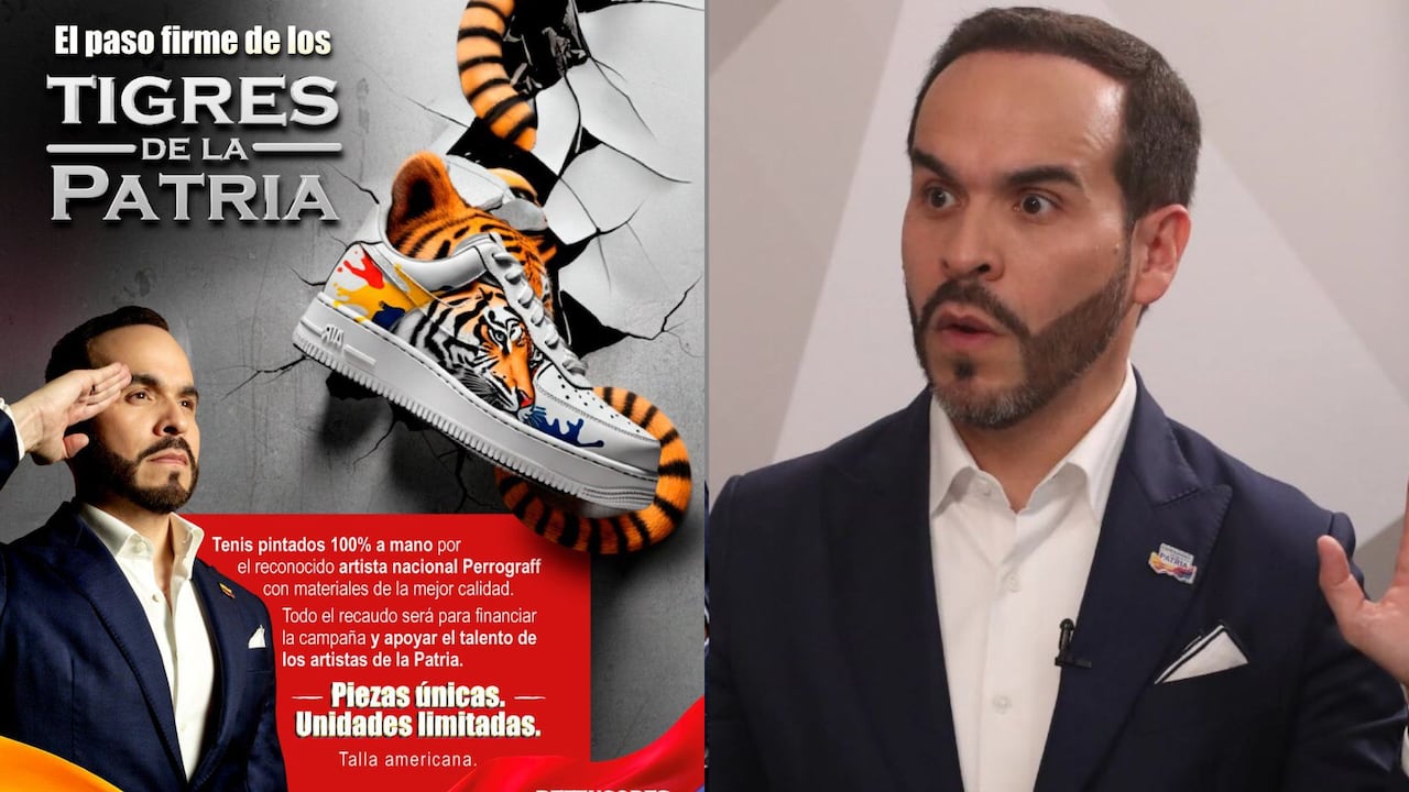 Abelardo de la Espriella lanza a la venta tenis de $5 millones COP, con los que pretende financiar su campaña presidencial.