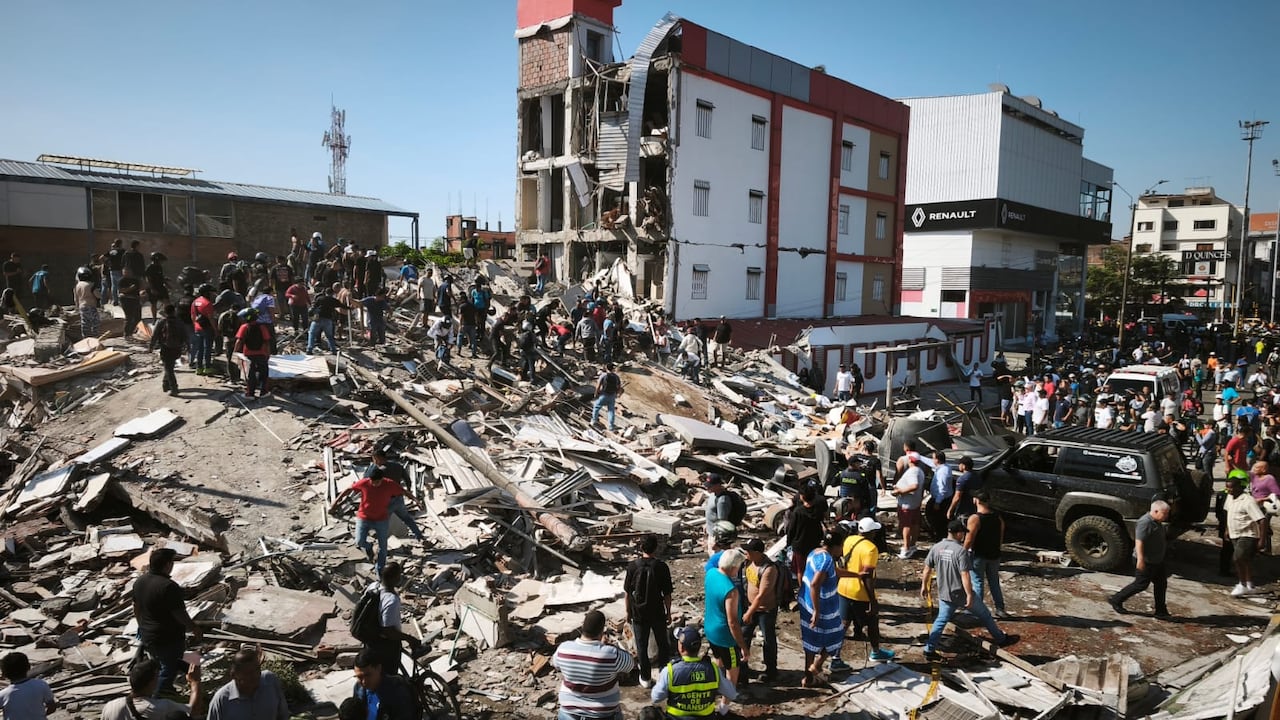 Colapsos estructurales en Cali tras sismo de 7,4
