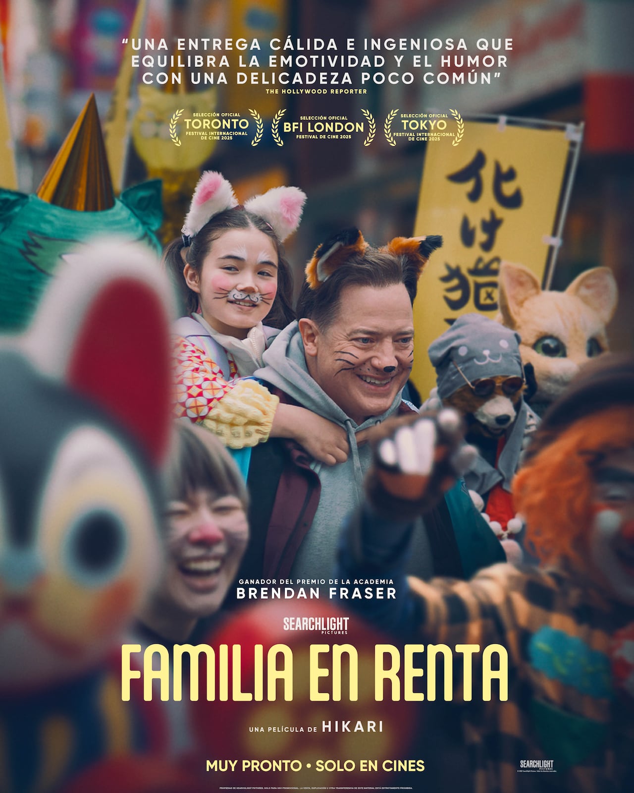 Para protagonizar 'Familia en renta', Brendan Fraser emprendió un viaje cultural por Japón.