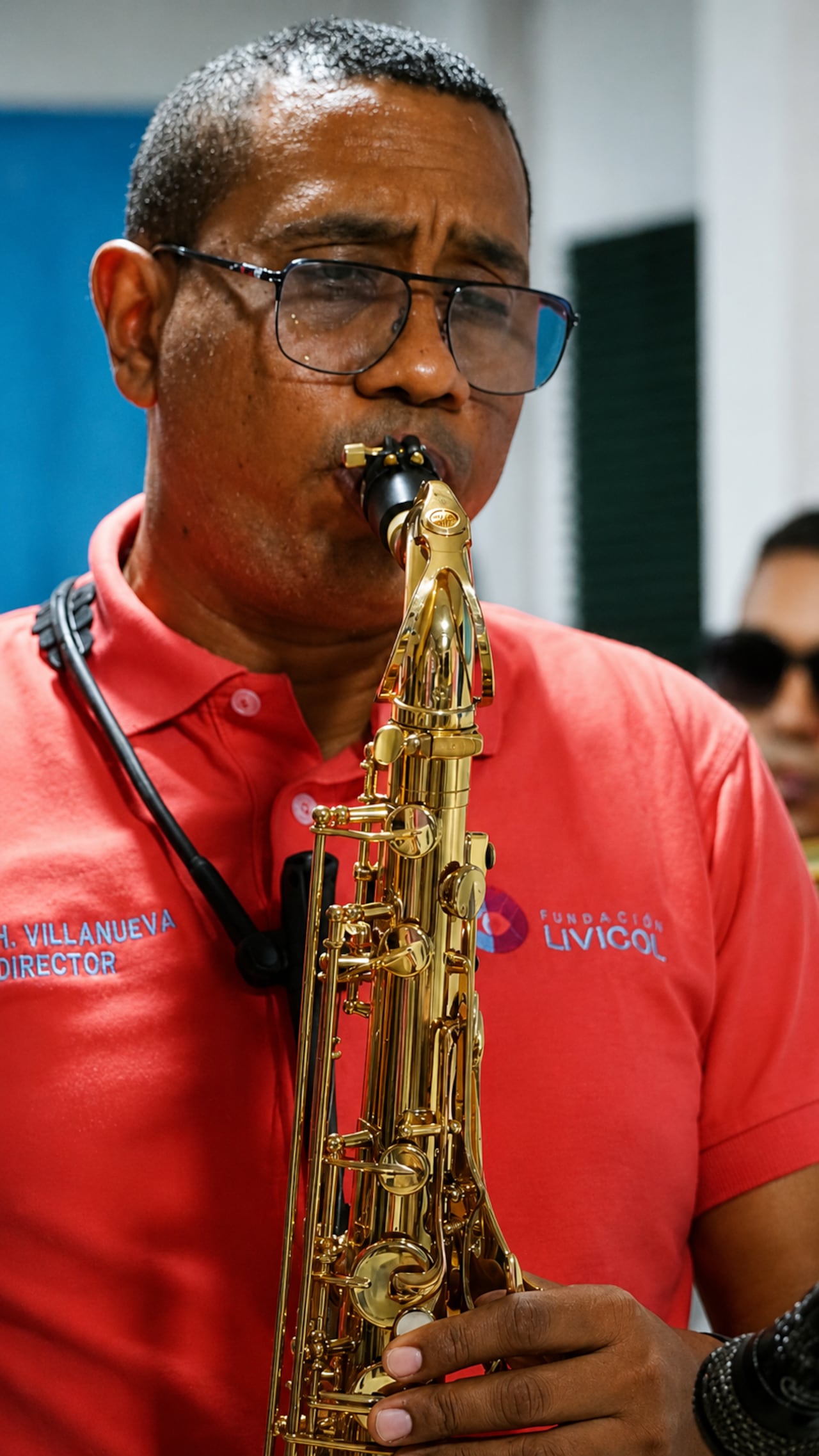 Frank Villanueva, fundador de la orquesta de invidentes Veinte Veinte, de Cartagena.