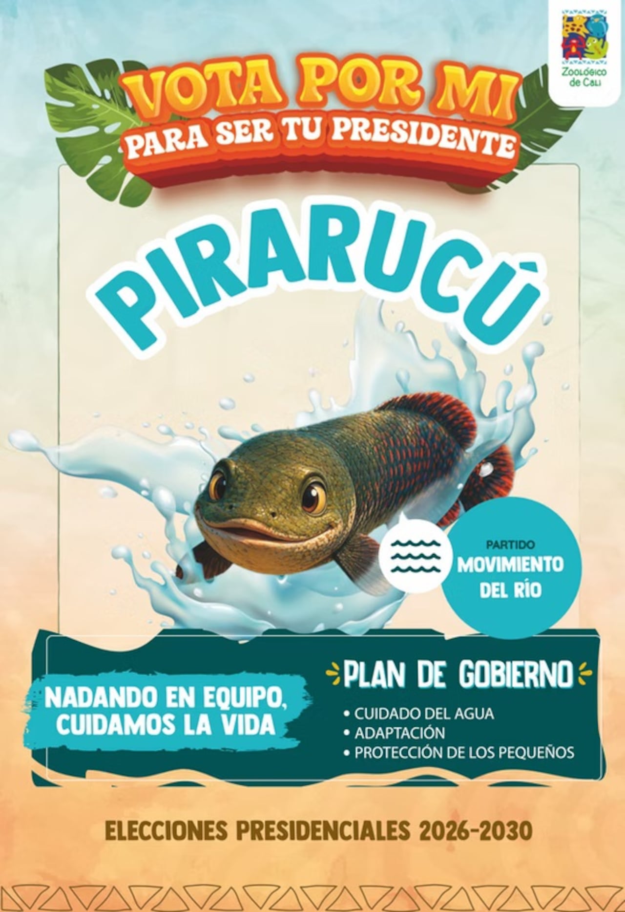 Elecciones 'presidenciales' en el Zoológico de Cali.