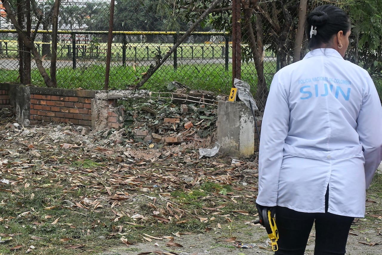 Cali: Atentado terrorista en Mariano Ramos deja dos policías muertos. Foto José L Guzmán. El País