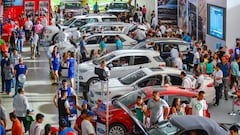 La Expomotor es uno de los eventos más importantes de la industria en Colombia, miles de visitantes llegan para conocer la oferta en vehículos.