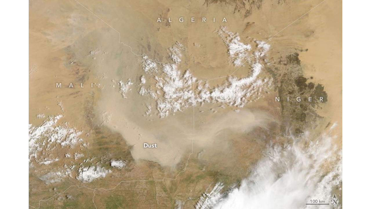 Los científicos también analizan cómo podría cambiar la actividad de estas nubes de polvo durante los próximos meses debido al desarrollo de El Niño.