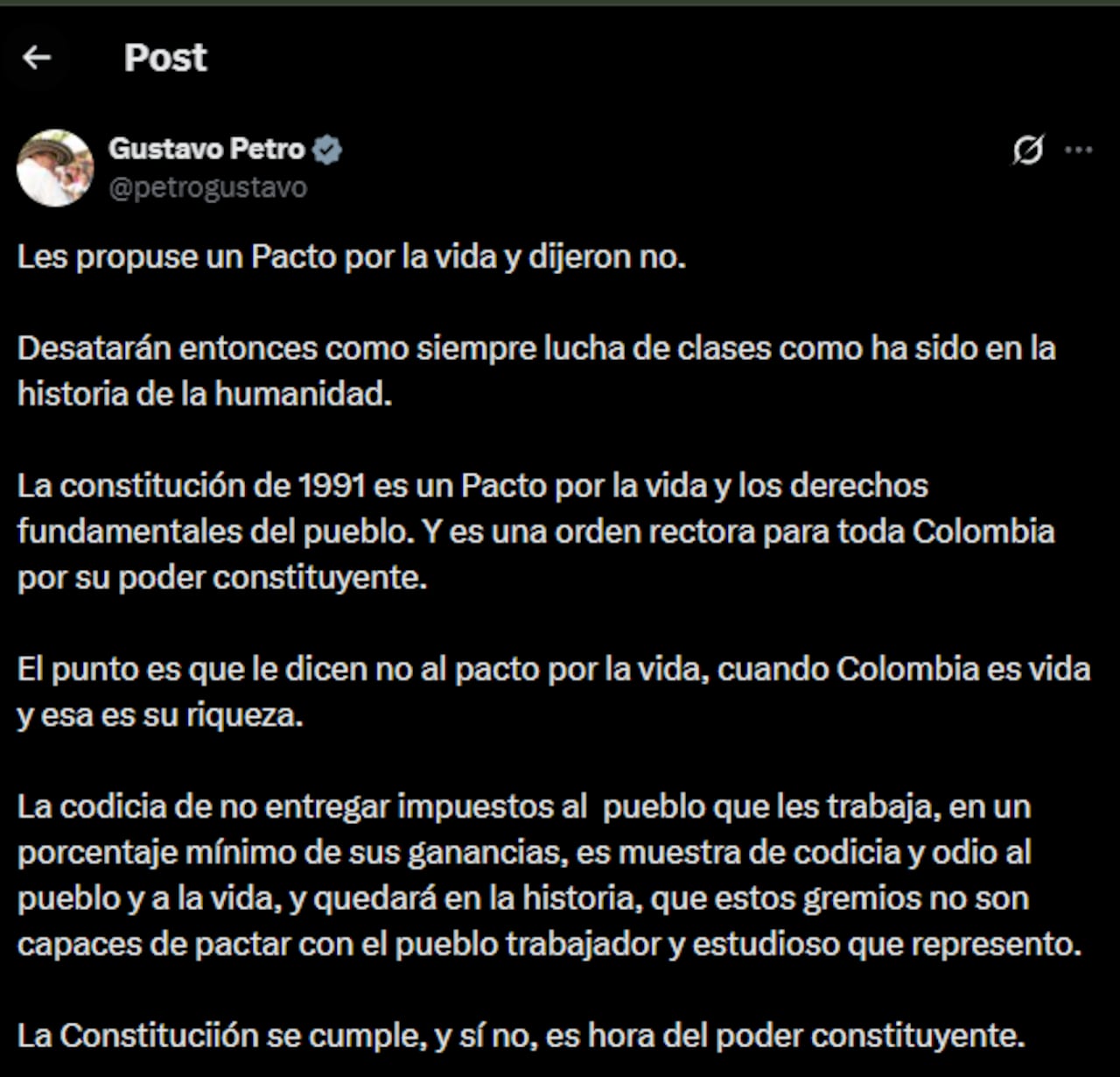 Choque entre el Gobierno y el sector empresarial escala tras solicitud ante la Corte Constitucional.