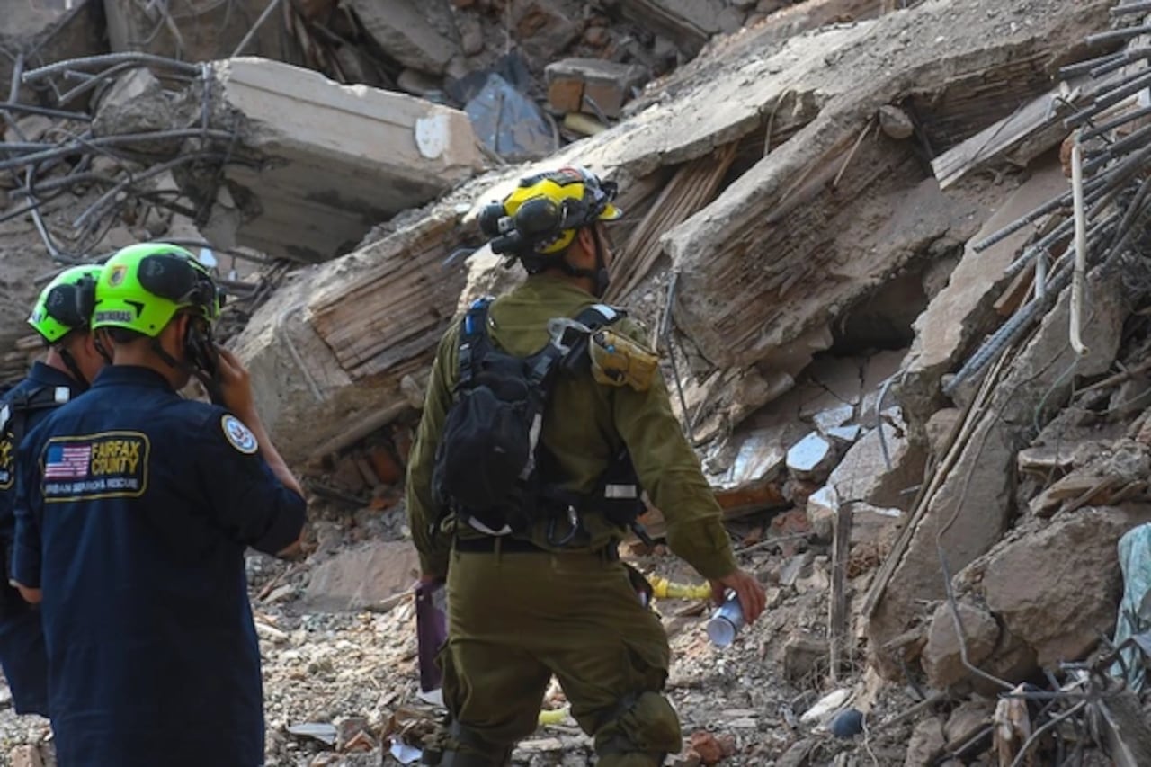 82 rescatistas de Israel se suman a la búsqueda de sobrevivientes en Cali, agosto 16 de 2026.