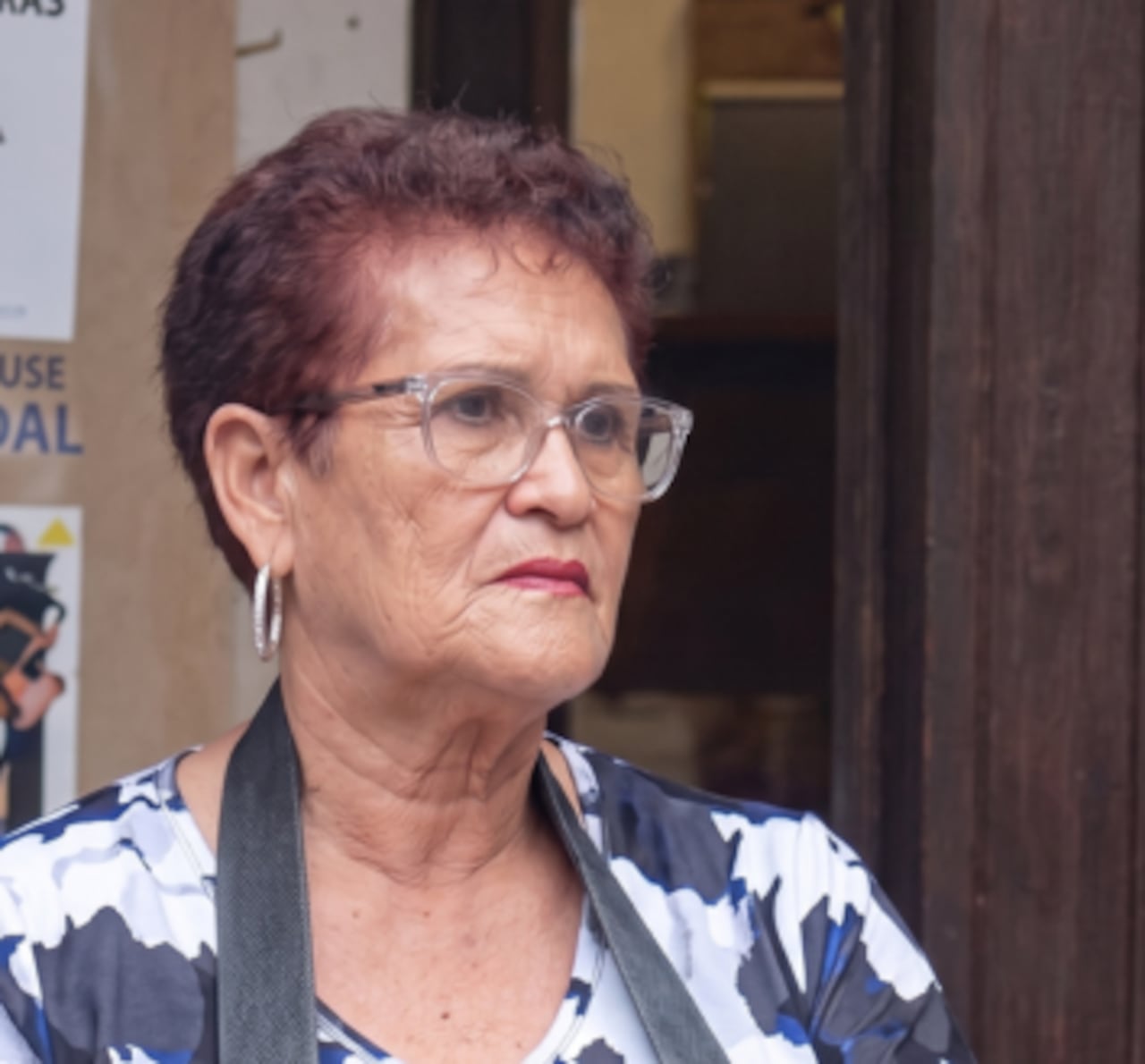 La señora Juana aseguró que no dejará de buscar a sus dos hijos desaparecidos.