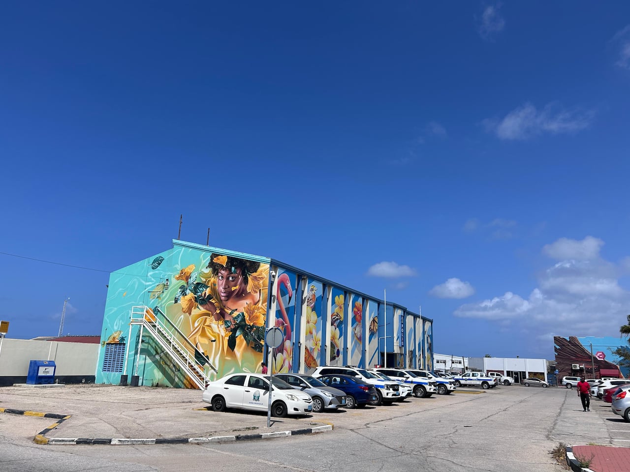 En San Nicolás, capital cultural de Aruba, se encuentran impresionantes murales que exaltan la cultura caribeña.