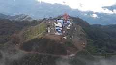 Radar aéreo de la Aerocivil en Santana, Cauca.