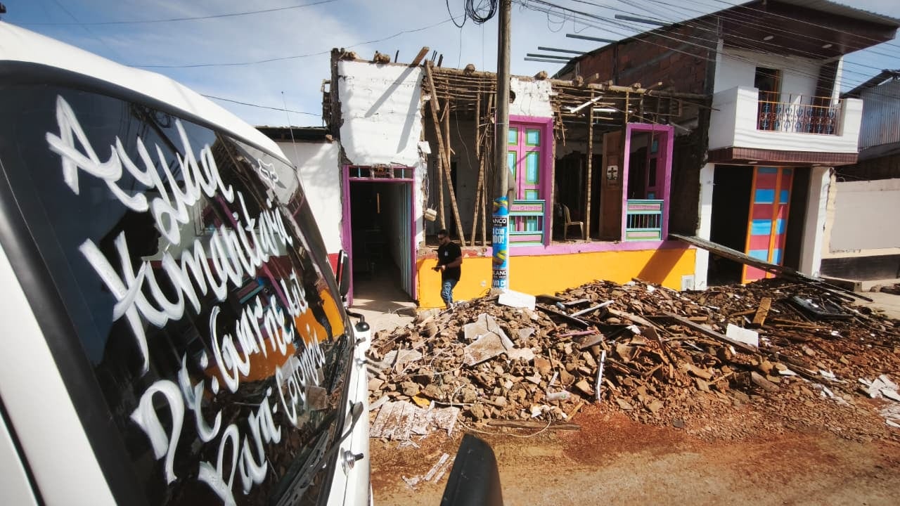 Terremoto en el Valle del Cauca afectaciones en el municipio del Cairo norte del Valle