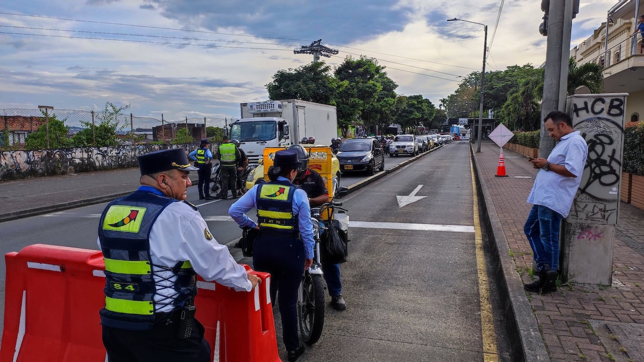 Agentes de tránsito en Pereira