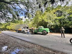 Reapertura de paso vial en el sector del balneario Río Claro, corregimiento de Potrerito, Jamundí.