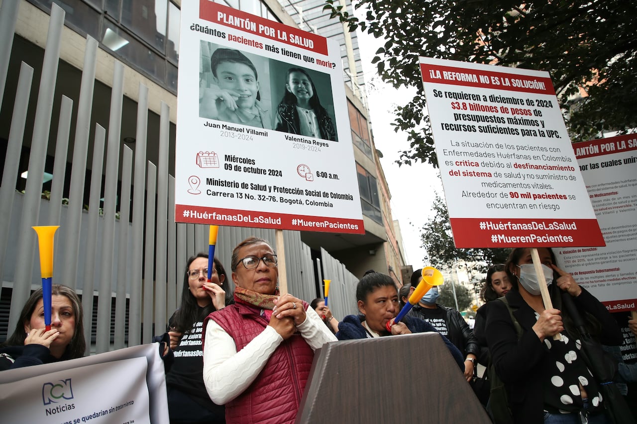 Plantón por la salud
