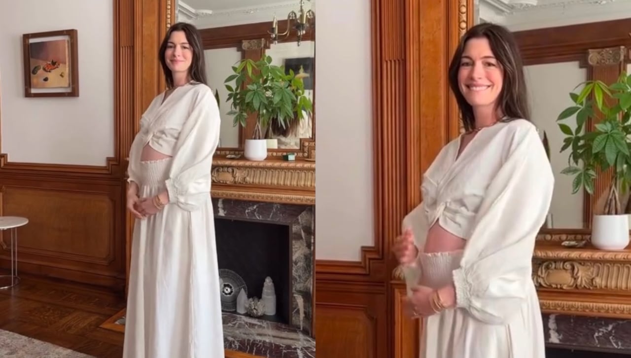 Anne Hathaway anuncia su tercer embarazo a los 43 años.