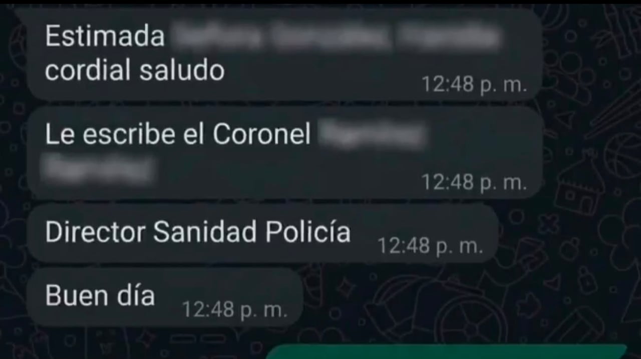 Uno de los casos detectados involucró a un hombre que habría suplantado al director de Sanidad de la Policía para intentar engañar a uniformados afectados por el sismo.