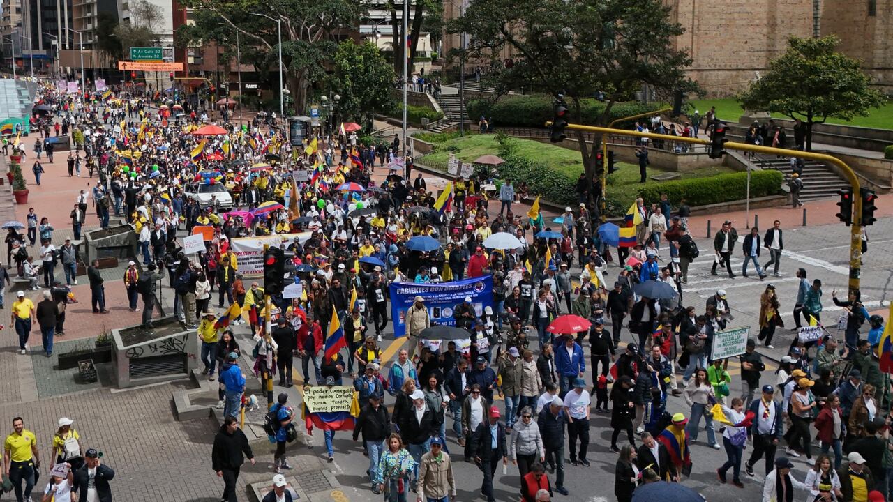 Marcha 23N en contra del Gobierno, a la calle por mi país en Bogotá