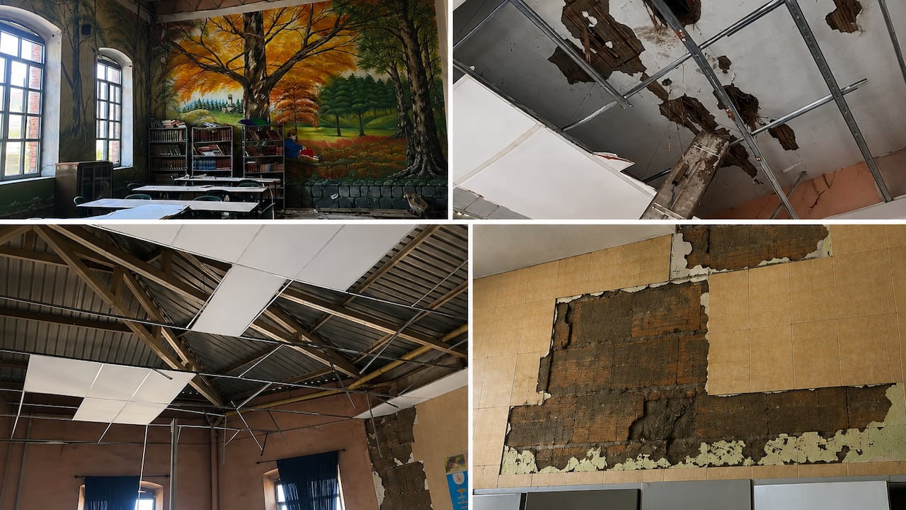 Así quedaron algunas zonas del Colegio San Juan Bosco, en el centro de Cali.