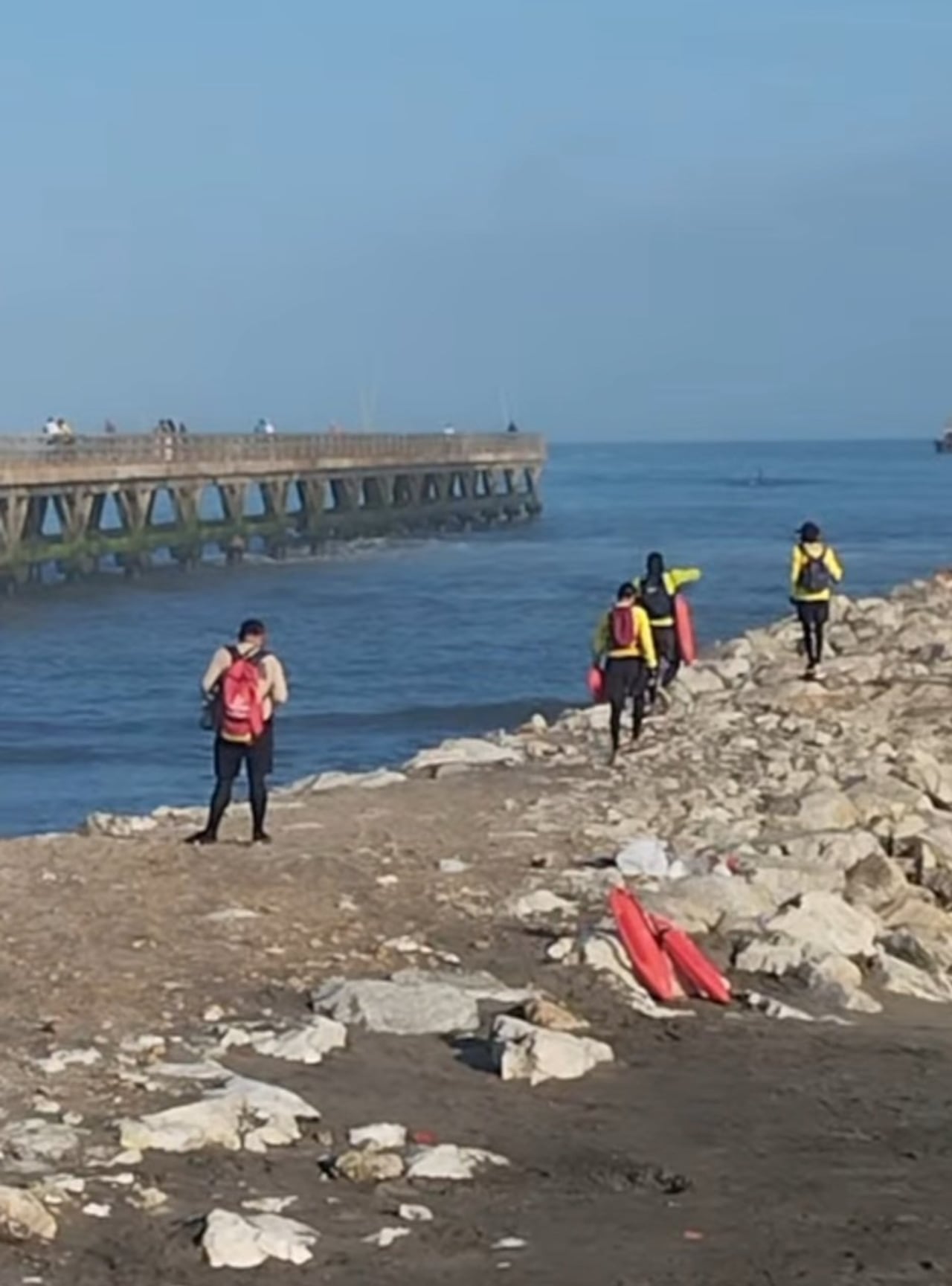 Corriente marina arrastró a Luis Fernando Jaimes en playas de Puerto Colombia.