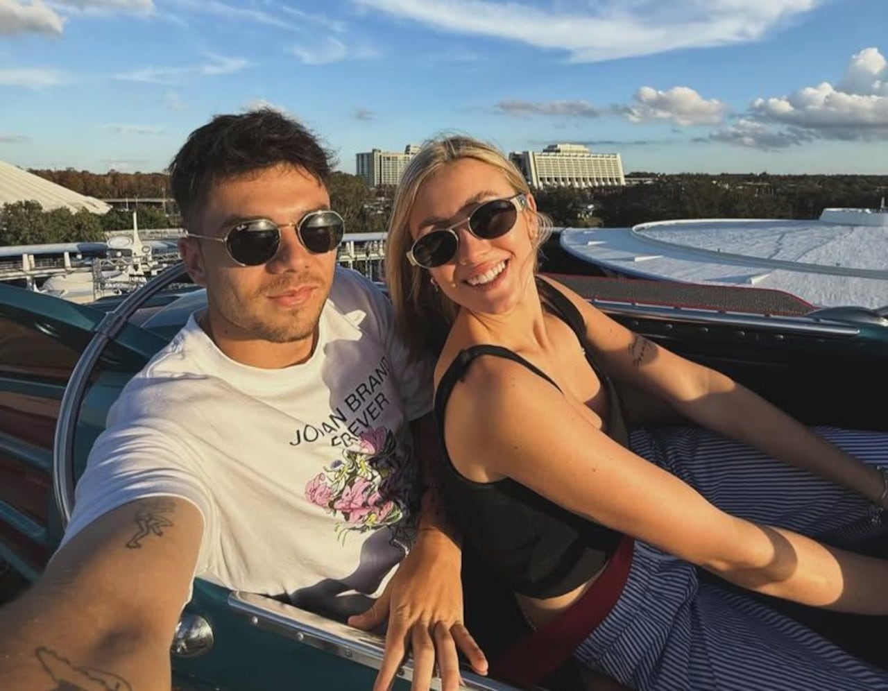 Morena Beltrán, pareja de Lucas Blodel.