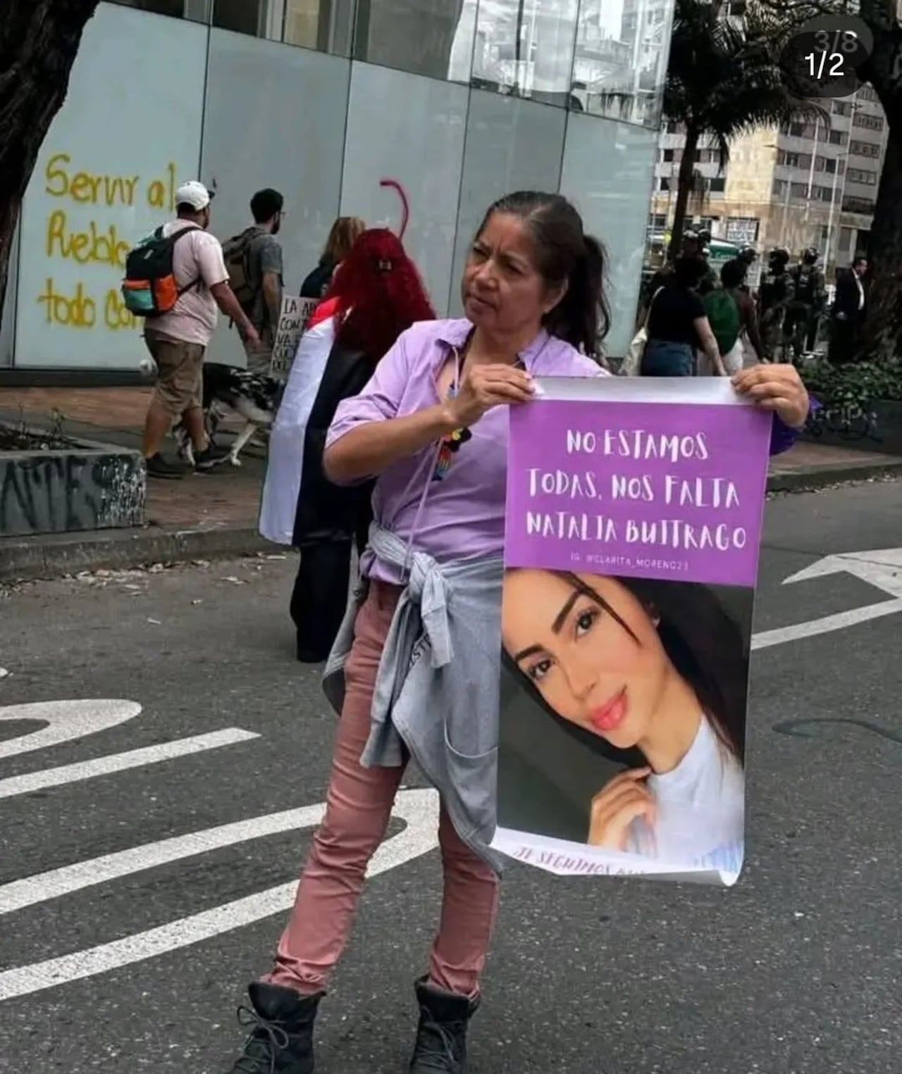 La madre de Natalia recorrió el país buscando respuestas sobre la desaparición de su hija.