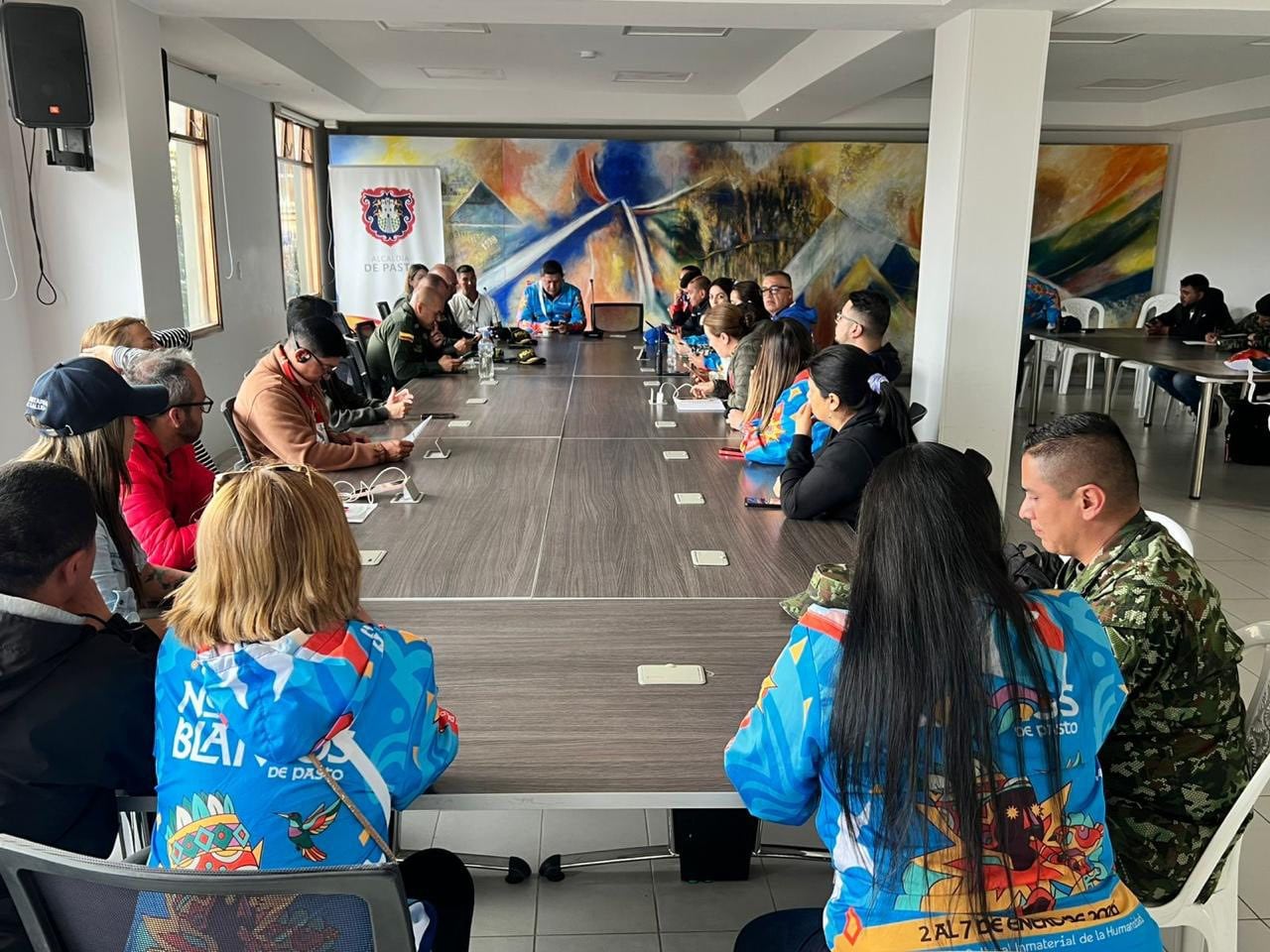 Las diferentes autoridades y entidades públicas de Pasto trabajan de manera conjunta para brindar seguridad durante los carnavales de Negros y Blancos.